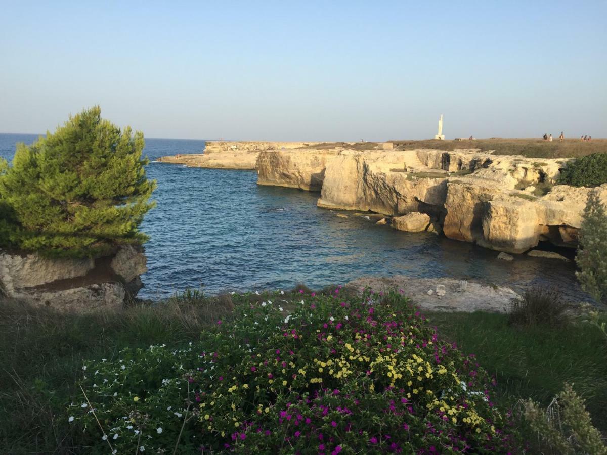 Casa Sul Mare - Wifi Free - Parcheggio Privato Lägenhet San Foca Exteriör bild